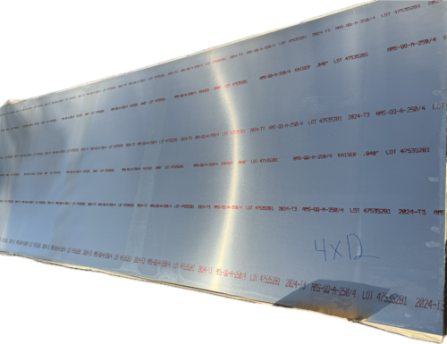 4 x 12 2024 aluminum sheet metal